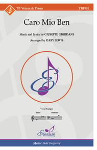 Caro Mio Ben TB choral sheet music cover Thumbnail